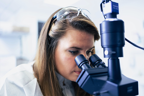 Scientist in lab