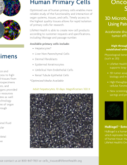 Brochure - LifeSciences Overview
