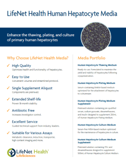 Hepatocyte Media Brochure