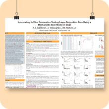 Interpreting In Vitro Permeation Testing Layer-Deposition Data Using a ​  Mechanistic Skin Model in MoBi​ Poster Thumbnail